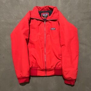 Patagonia Mens Red Shelled Synchilla Fleece Lined Jacket 28145 Medium